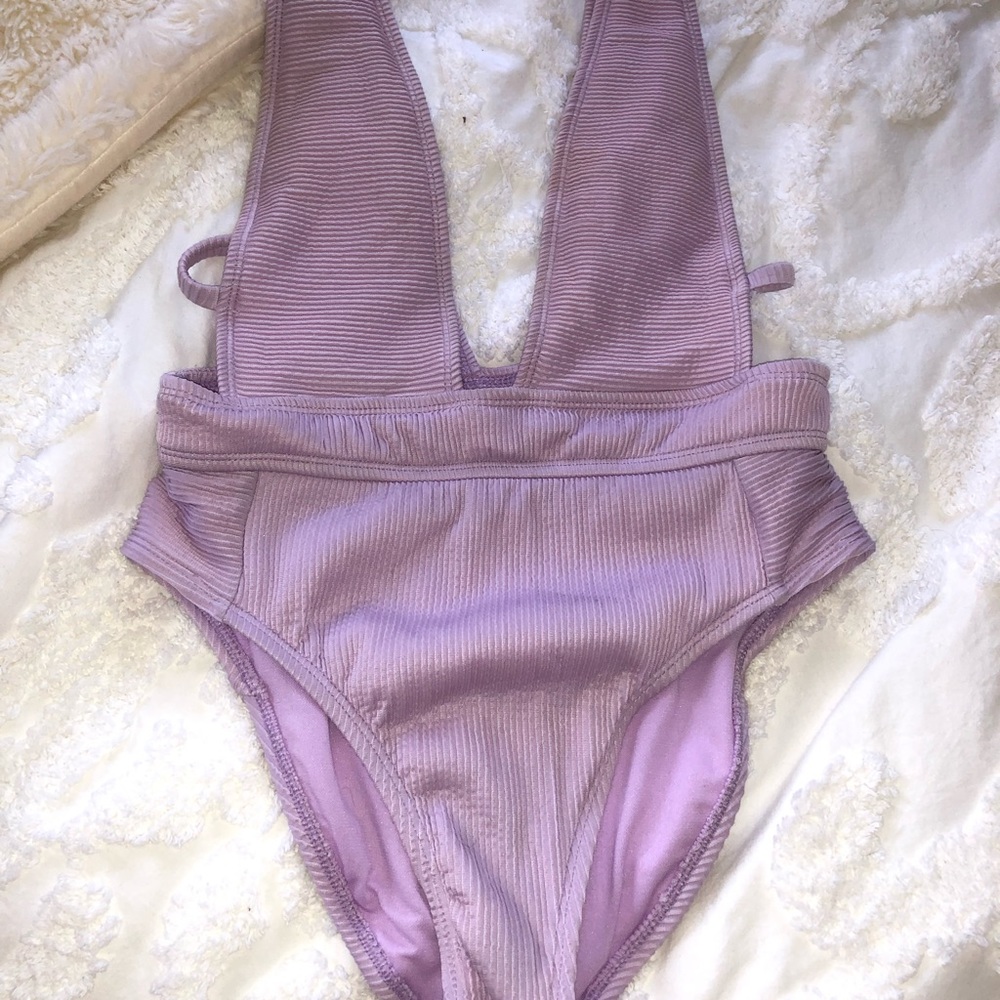 Lavender purple bodysuit / swimsuit